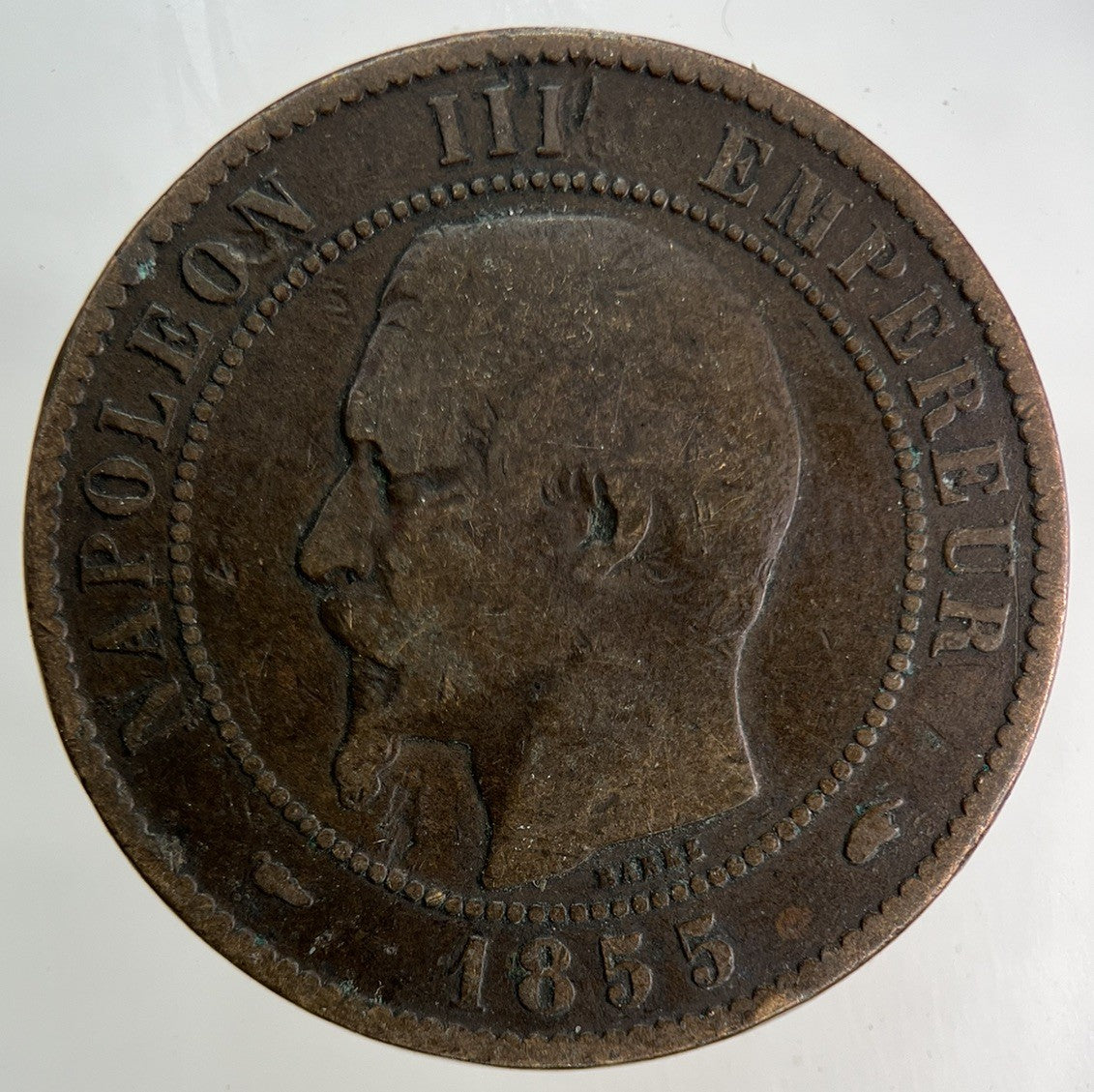 1855 France 10 Centimes Coin | Collectable Grade