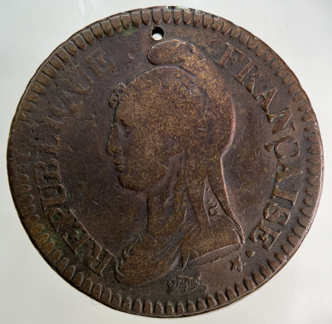 France Un Decime L’an 7 Coin | Fine Collectable Grade