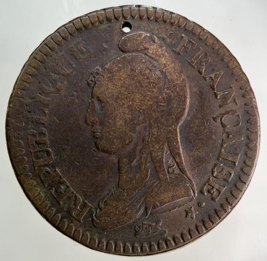 France Un Decime L’an 7 Coin | Fine Collectable Grade