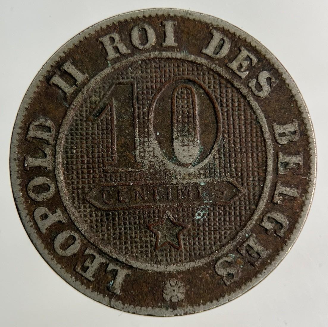1894 Belgium 10 Centimes Coin | Collectable Grade