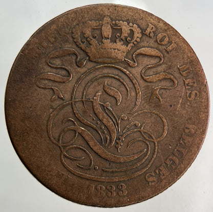 1833 Belgium 5 Centimes Coin | Collectable Grade