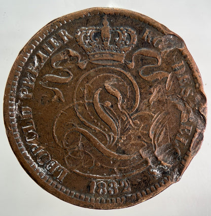 1832 Belgium 10 Centimes Coin | Collectable Grade