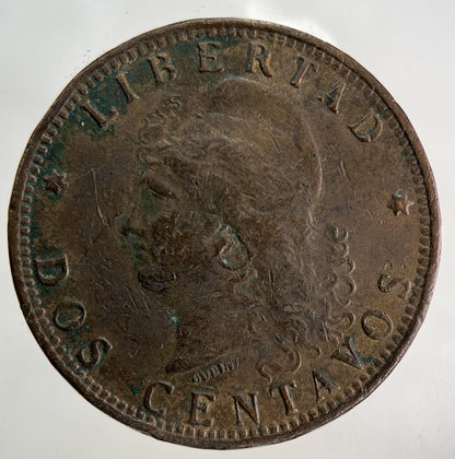 1893 Argentina 2 Dos Centavos Coin | Collectable Grade