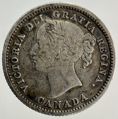 1870 Canada 10 Cents Silver Coin | Fine Collectable Grade