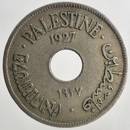 1927 Palestine 10 Mils Coin | Fine Collectable Grade | a9497