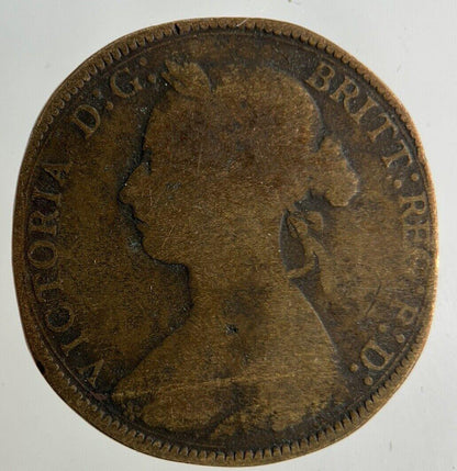 1885 Victoria Half-Penny Coin | Collectable Grade