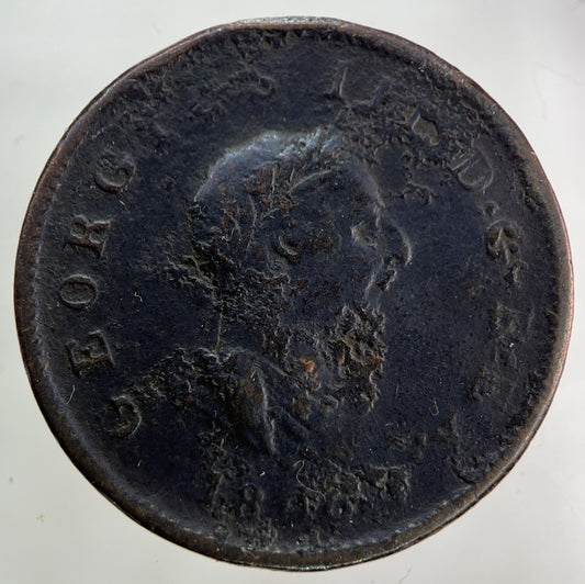 1806 George III 3rd Half-Penny Coin | Collectable Grade