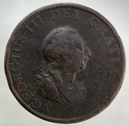 1799 George III 3rd Half-Penny Coin | Collectable Grade