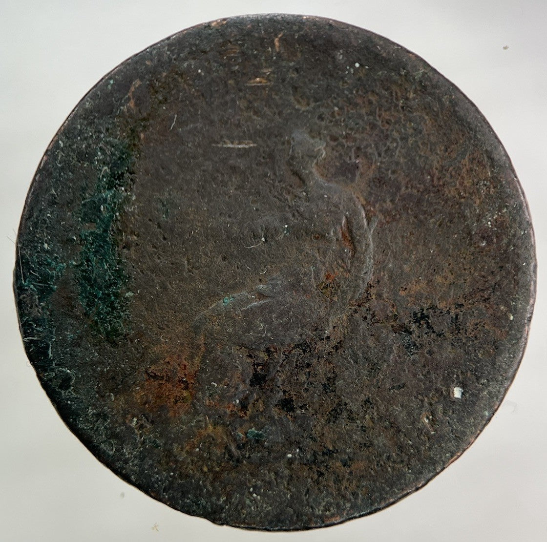 1807 George III 3rd Half-Penny Coin | Worn Grade