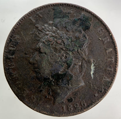 1826 George IV Half-Penny Coin | Collectable Grade