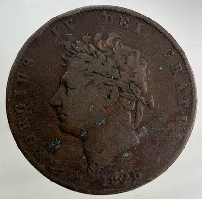 1826 George IV Half-Penny Coin | Collectable Grade