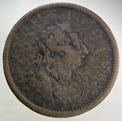 1805 Irish One Penny Coin | Fair Grade