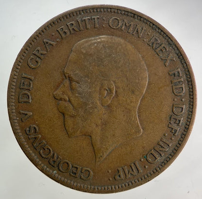 1930 George V One Penny Coin | Fine Collectable Grade