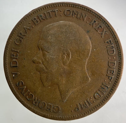 1929 George V One Penny Coin | Collectable Grade