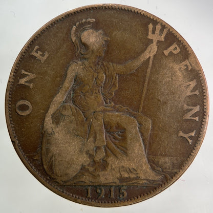 1915 George V One Penny Coin | Collectable Grade
