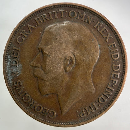 1915 George V One Penny Coin | Collectable Grade