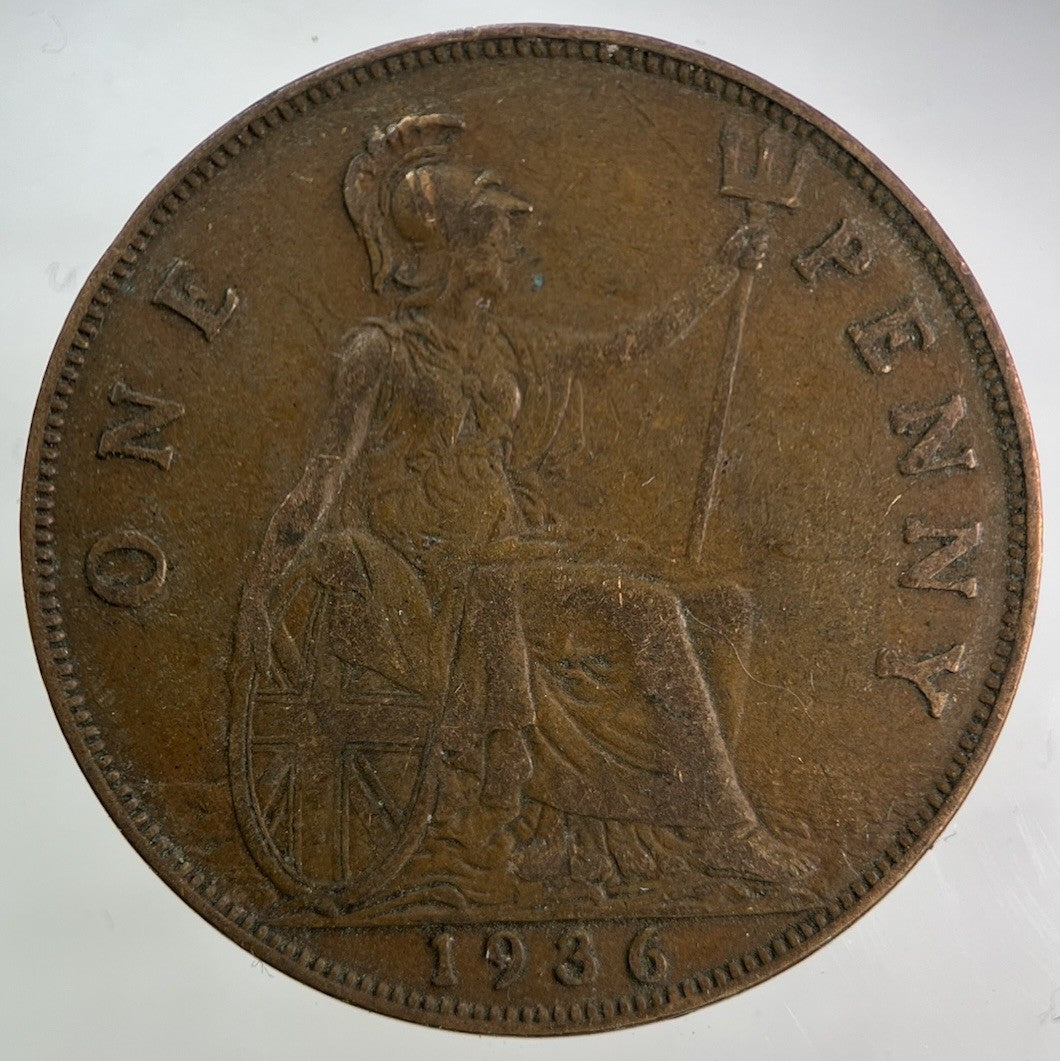 1936 George V One Penny Coin | Fine Collectable Grade