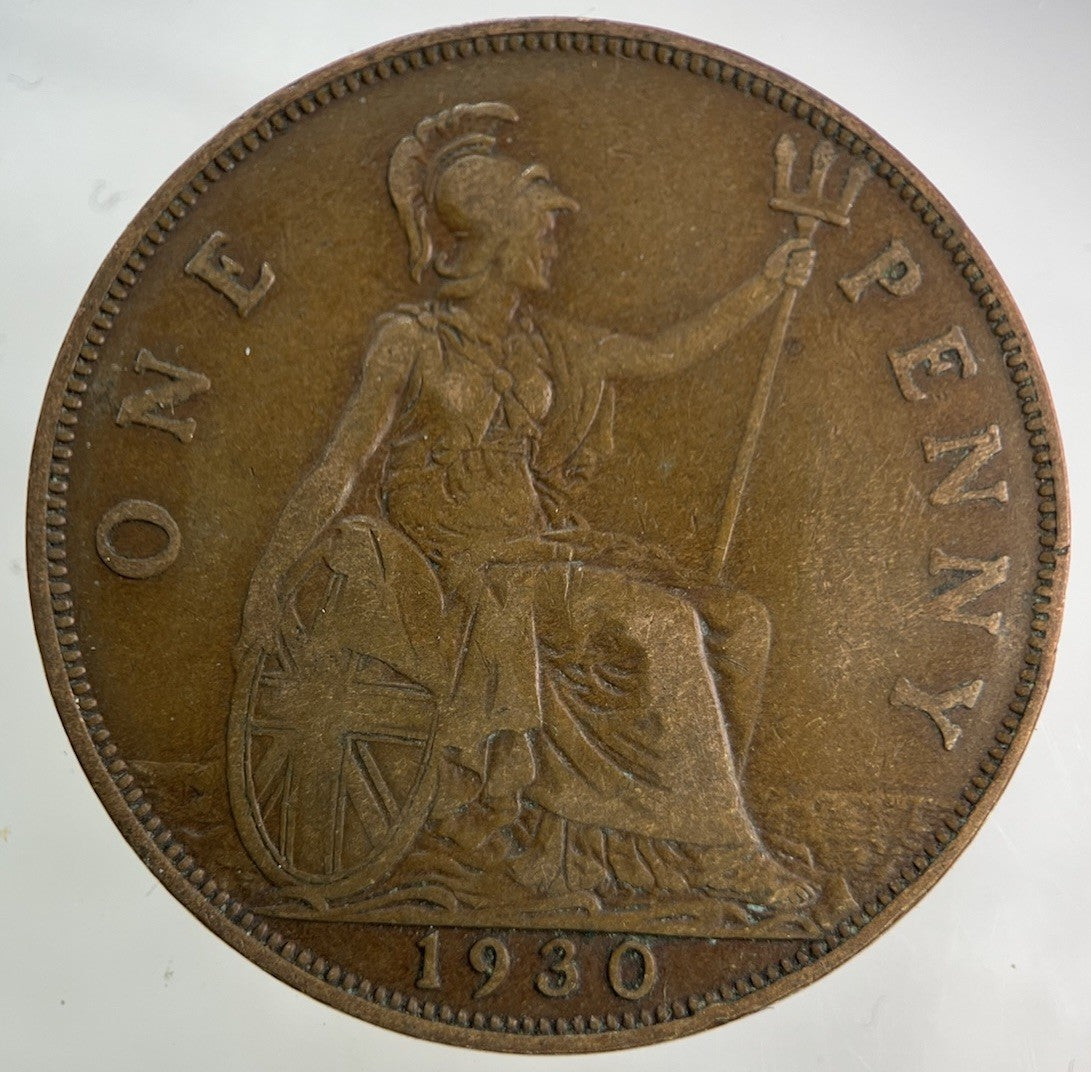 1930 George V One Penny Coin | Fine Collectable Grade