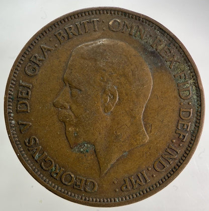 1936 George V One Penny Coin | Fine Collectable Grade