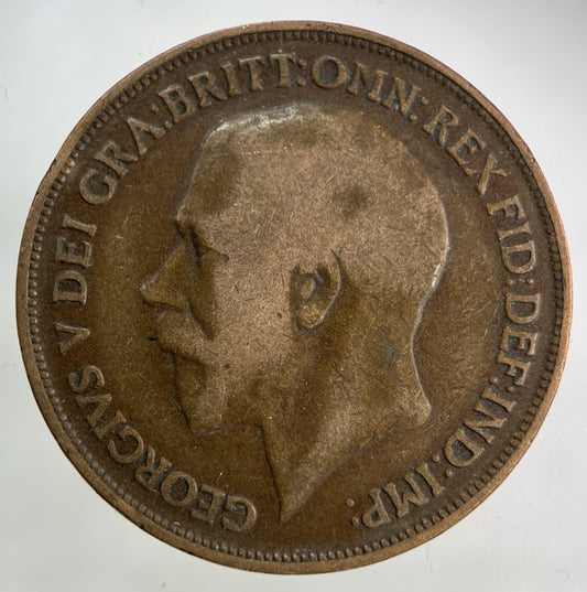 1915 George V One Penny Coin | Collectable Grade