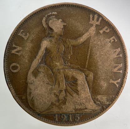 1915 George V One Penny Coin | Collectable Grade