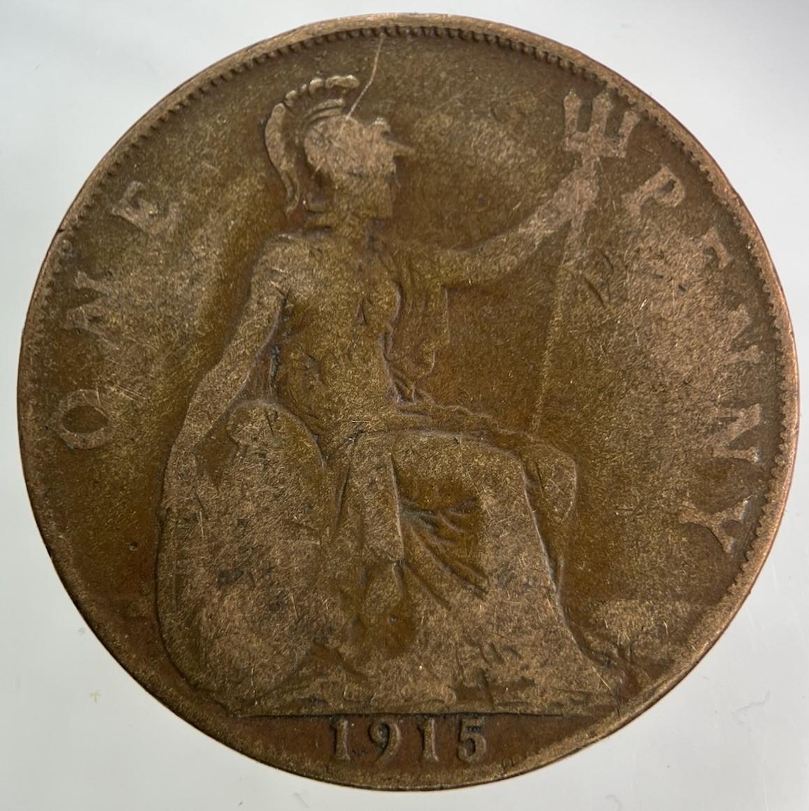 1915 George V One Penny Coin | Collectable Grade