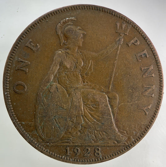 1928 George V One Penny Coin | Collectable Grade