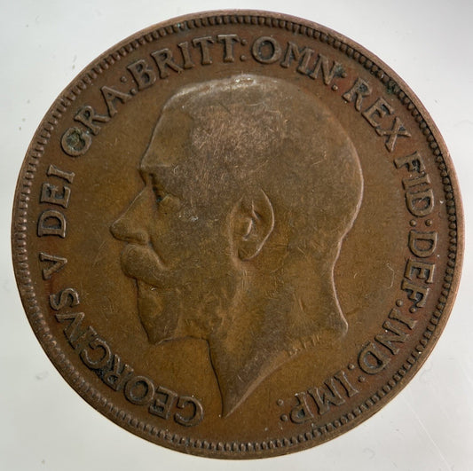 1920 George V One Penny Coin | Collectable Grade