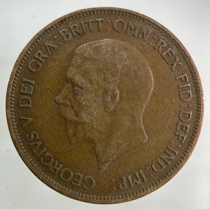 1928 George V One Penny Coin | Collectable Grade