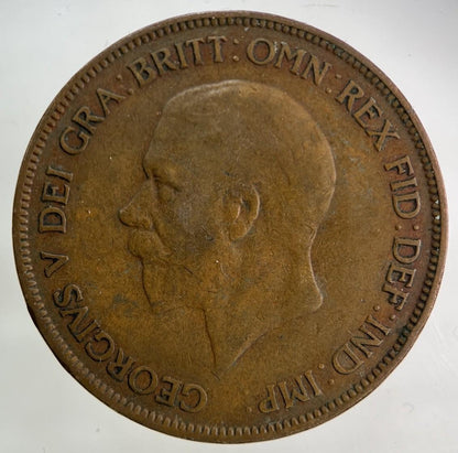 1928 George V One Penny Coin | Collectable Grade