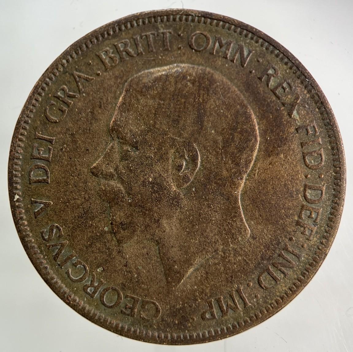 1928 George V One Penny Coin | Collectable Grade