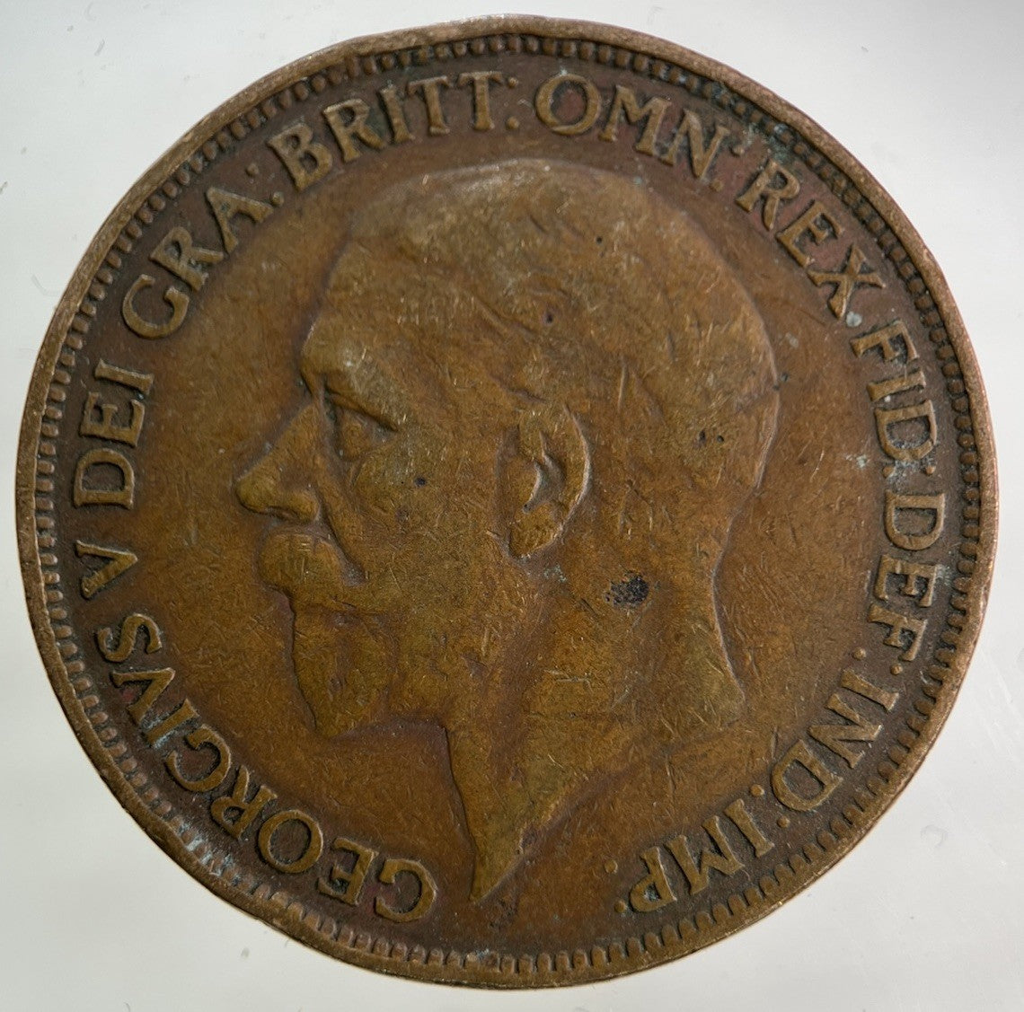 1927 George V One Penny Coin | Fine Collectable Grade