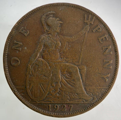 1927 George V One Penny Coin | Fine Collectable Grade