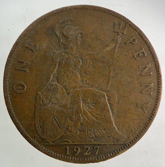 1927 George V One Penny Coin | Fine Collectable Grade
