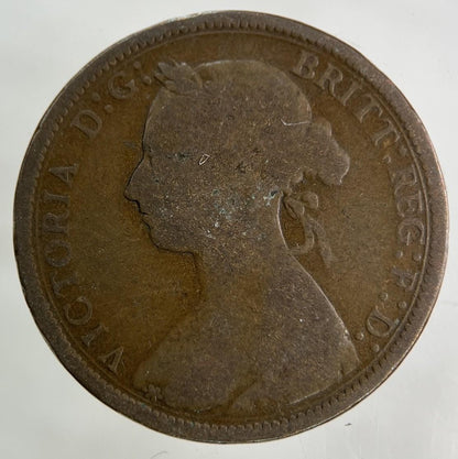 1888 Victoria Half-Penny Coin | Collectable Grade