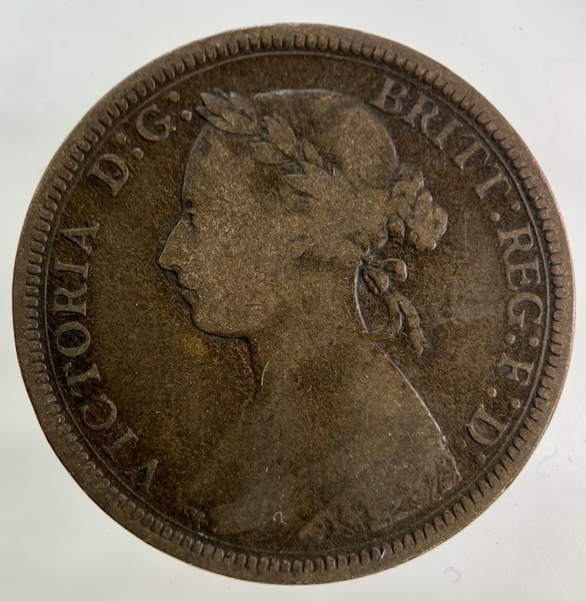1886 Victoria Half-Penny Coin | Fine Collectable Grade