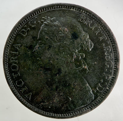 1881-H Victoria Half-Penny Coin | Fine Collectable Grade