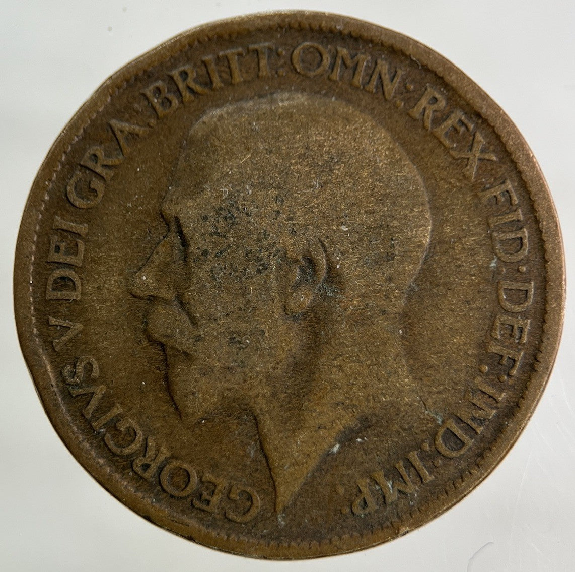 1919 George V Half-Penny Coin | Fair Grade