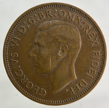 1951 George VI Half-Penny Coin | Fine Collectable Grade