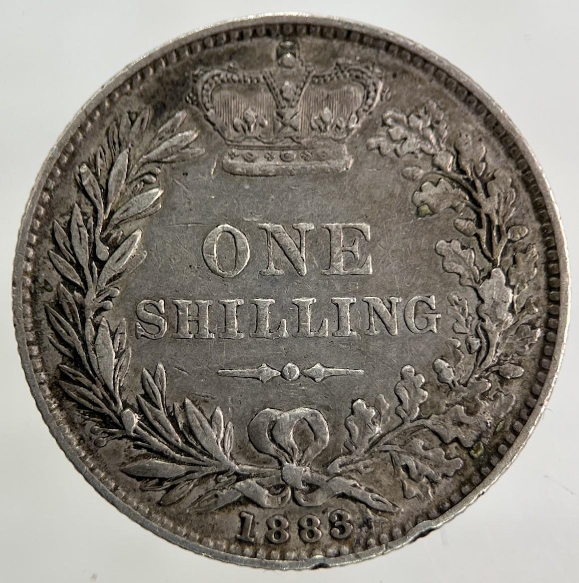 1883 Victoria Shilling Silver Coin | Very High Grade