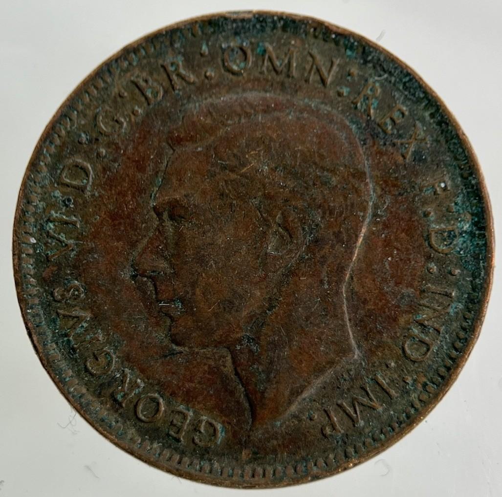 1943 George VI Wren Farthing Coin | Collectable Grade