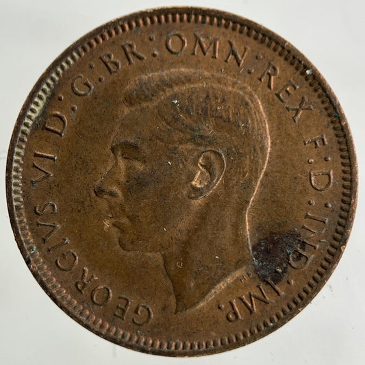 1944 George VI Wren Farthing Coin | Fine Collectable Grade