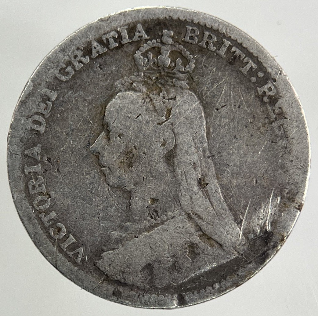1890 Victoria Threepence Silver Coin | Collectable Grade