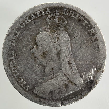 1890 Victoria Threepence Silver Coin | Collectable Grade