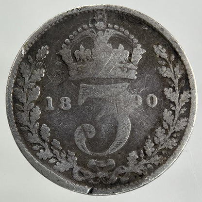 1890 Victoria Threepence Silver Coin | Collectable Grade