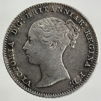 1855 Victoria Groat Four-Pence Silver Coin | Very High Grade