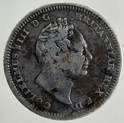 1837 William IV Groat Four-Pence Silver Coin | Fine Collectable Grade