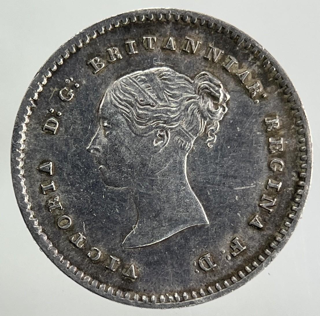 1854 Victoria Maundy Two-Pence Silver Coin | Very High Grade