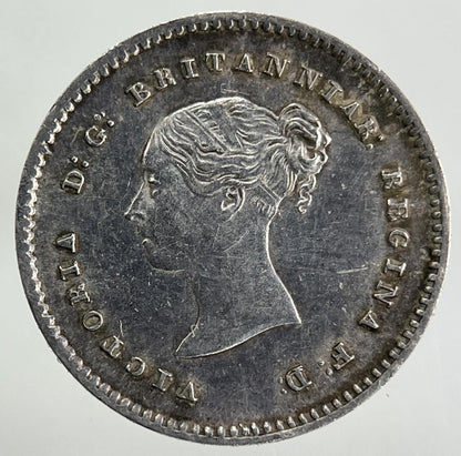 1854 Victoria Maundy Two-Pence Silver Coin | Very High Grade
