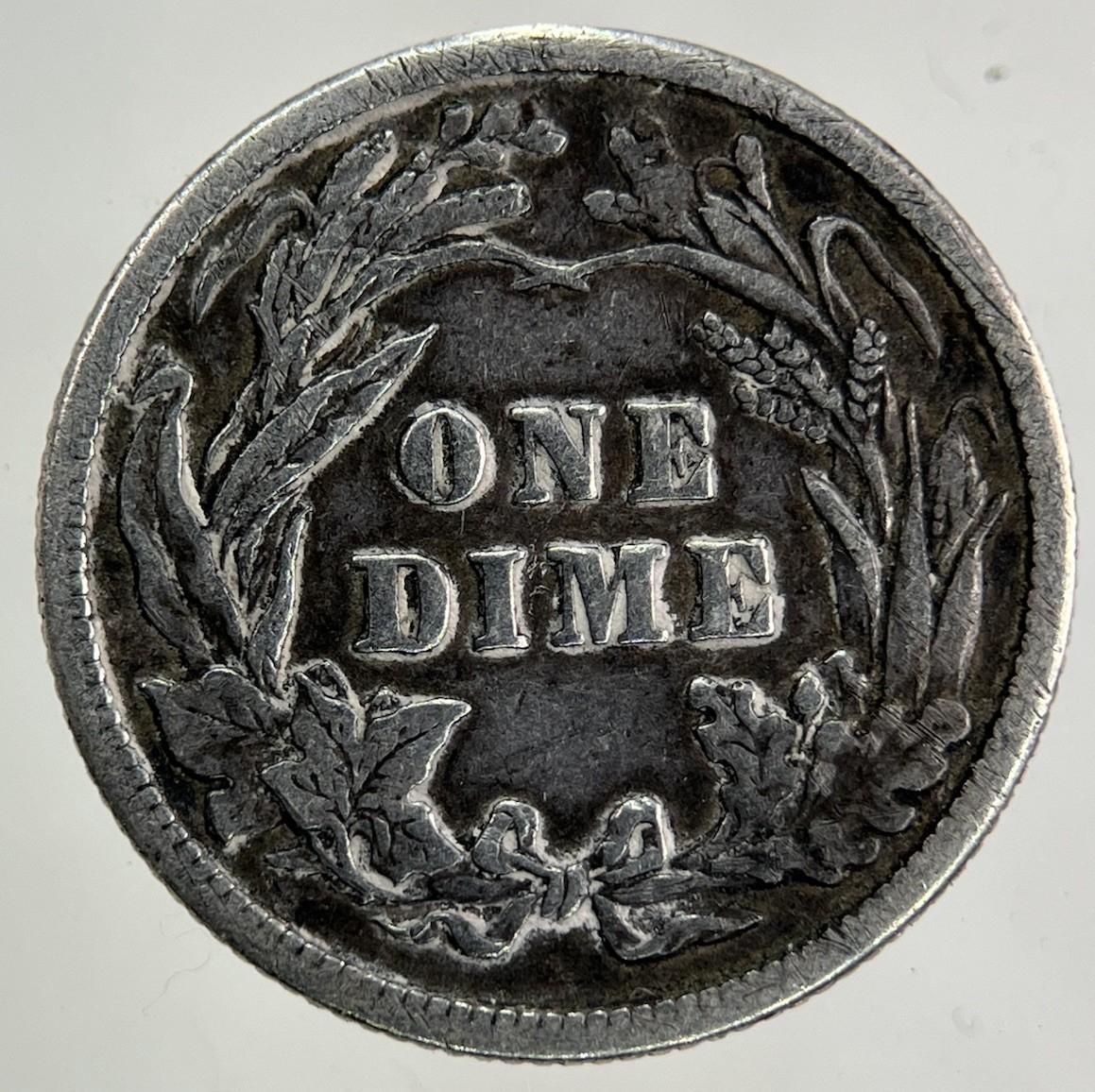 1904 US USA One Dime Silver Coin | Fine Collectable Grade